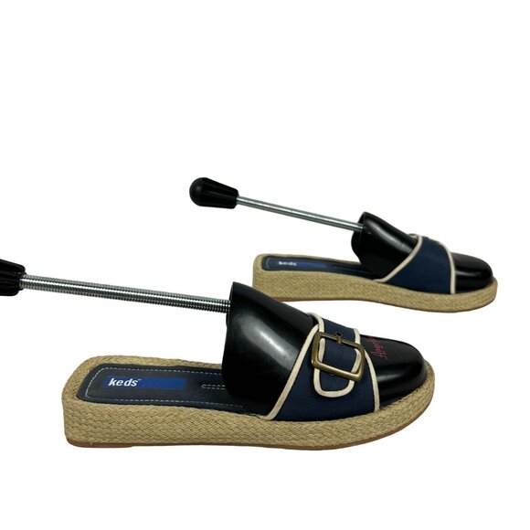 Keds Women's Espadrille Slides With Buckle Strap & Jute Sole - Size 8 - Picture 3 of 7
